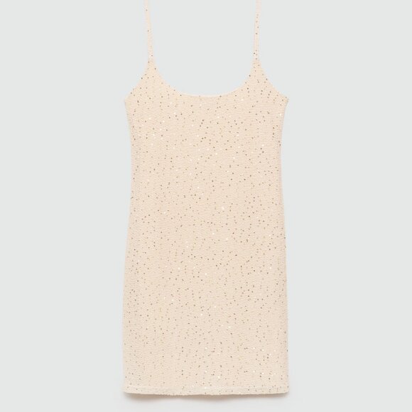 NWT Short Fitted Sequin Dress - Swim Cover - Picture 3 of 10